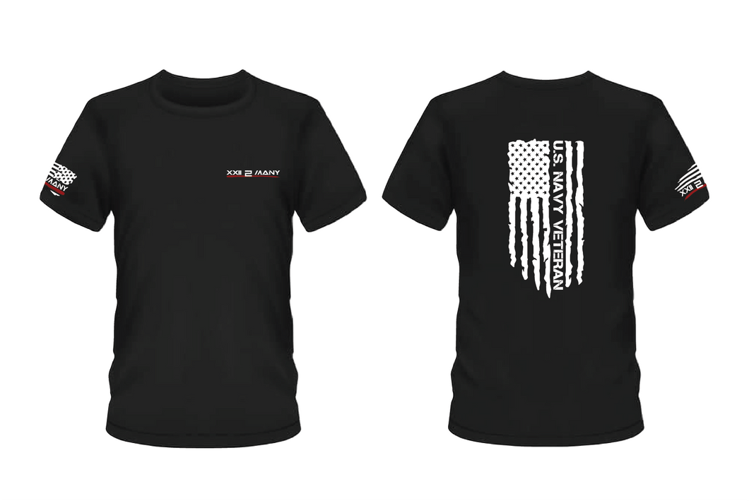 US Navy Veteran Flag Tee