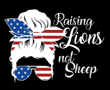 Load image into Gallery viewer, Raising Lions not sheep Tshirt
