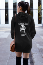 Load image into Gallery viewer, Messy Buns and Loaded Guns Hoodie
