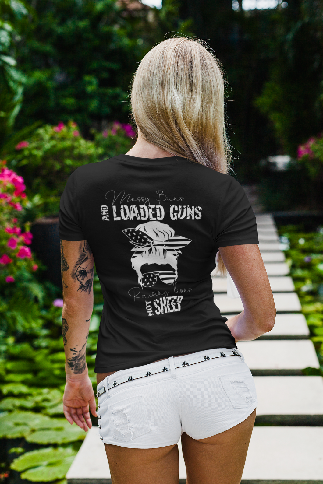 Messy buns and loaded guns Tshirt